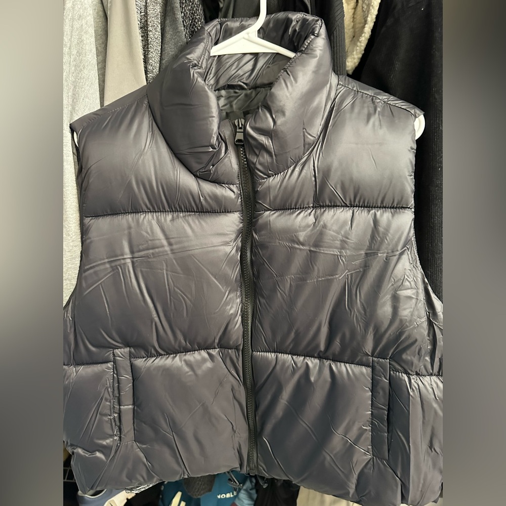 Black Puffer Vest
